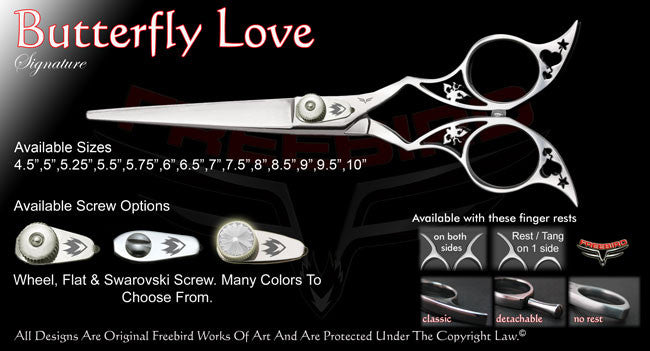 Butterfly Love Straight Signature Hair Shears