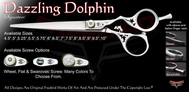 Dazzling Dolphin Signature Grooming Shears
