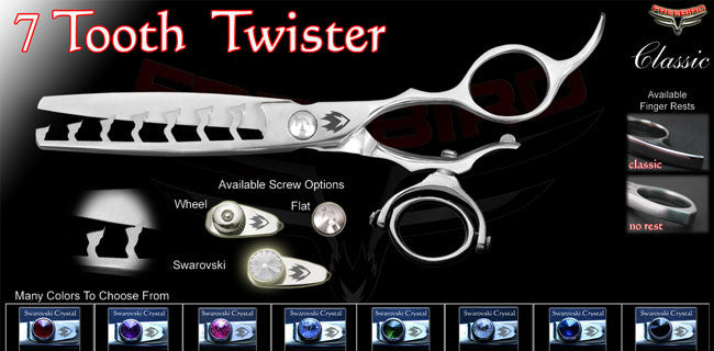 Double Swivel 7 Tooth Twister Chunking Shears