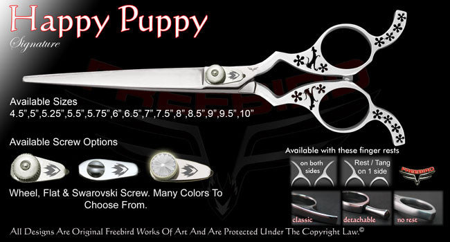 Happy Puppy Straight Signature Grooming Shears