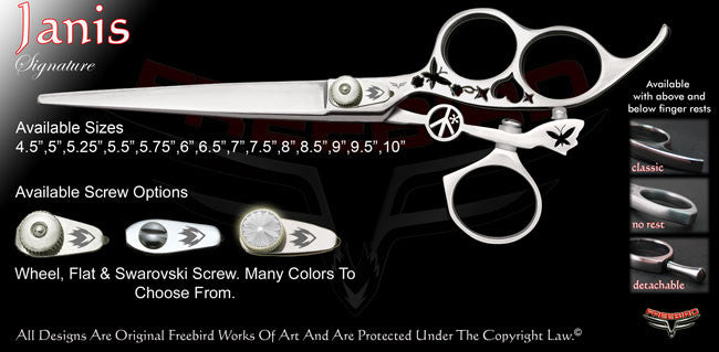 Janis 3 Hole Swivel Thumb Signature Grooming Shears