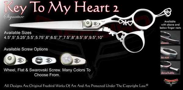 Key To My Heart 2 Signature Grooming Shears