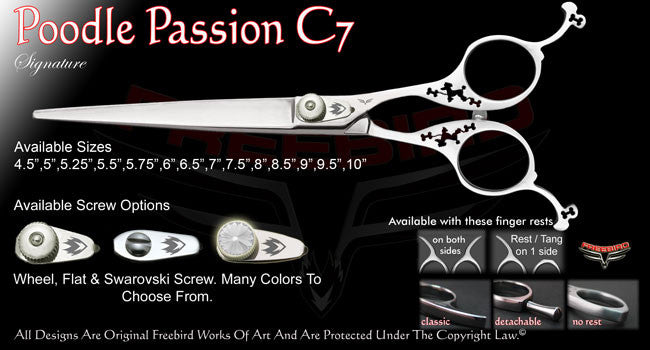 Poodle Passion C7 Straight Signature Grooming Shears