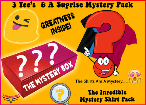 Super Fun $39.95 FREE Shipping T-Shirt Mystery Box