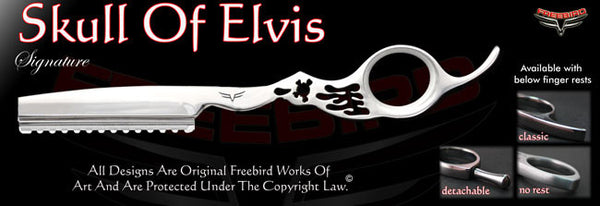 Skull Elvis Feather Razor